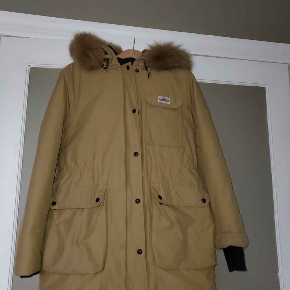 Penfield Brown Parka, Size XL.